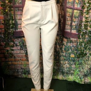 L’ atiste high waisted career trousers pants sz M